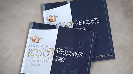 plaquette Vignoble des Verdots  à Uzes